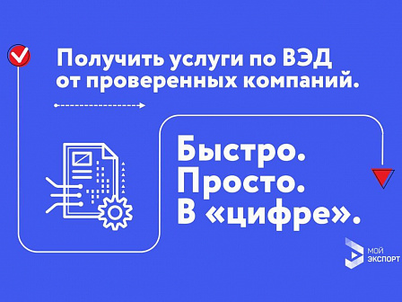 Получите государственную поддержку по содействию  в поиске и подборе иностранного покупателя